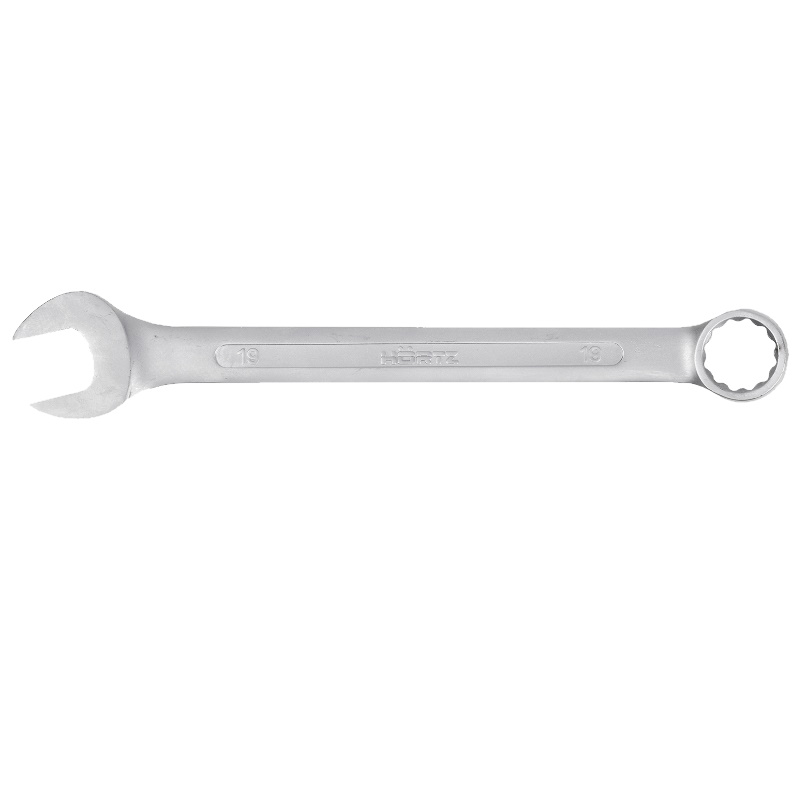 Ключ гаечный комбинированный Hortz 103516, 19х19, хромирование