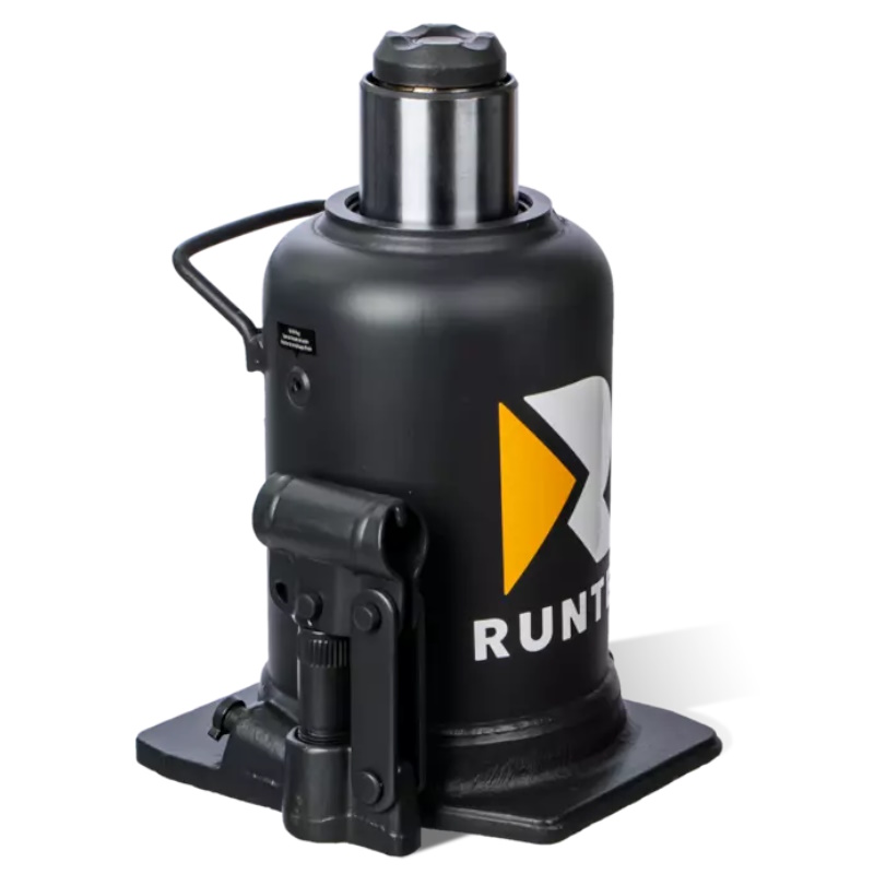 Домкрат бутылочный, двухштоковый, профессиональный Runtec RT-WJ12, 12 т, 235-590 мм в Кинешме