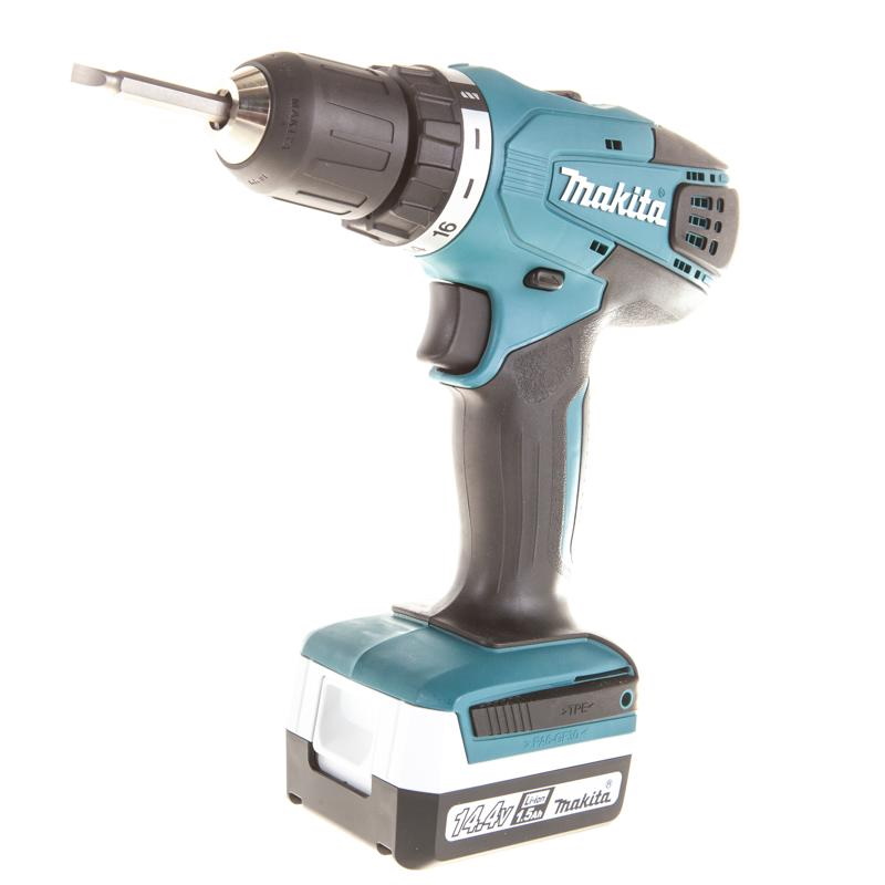 Дрель-шуруповерт аккумуляторная Makita DF347DWLE (30 Нм, 14.4 В, 2 АКБ 1.3 Ач, ЗУ, кейс) в Твери