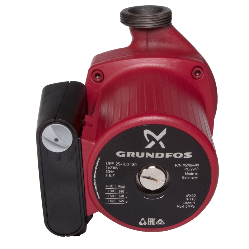 Насос циркуляционный c б/р соед. Grundfos UPS 25-100 в Кинешме