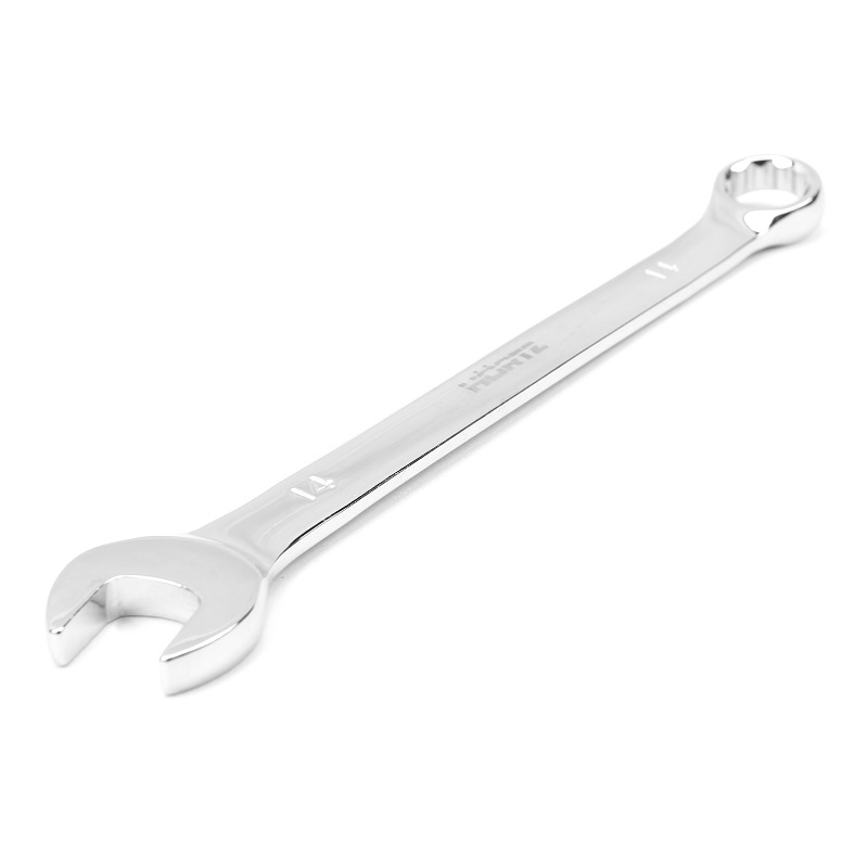 Ключ гаечный комбинированный Hortz 859549 удлиненный 14х14 мм хромирование 134₽