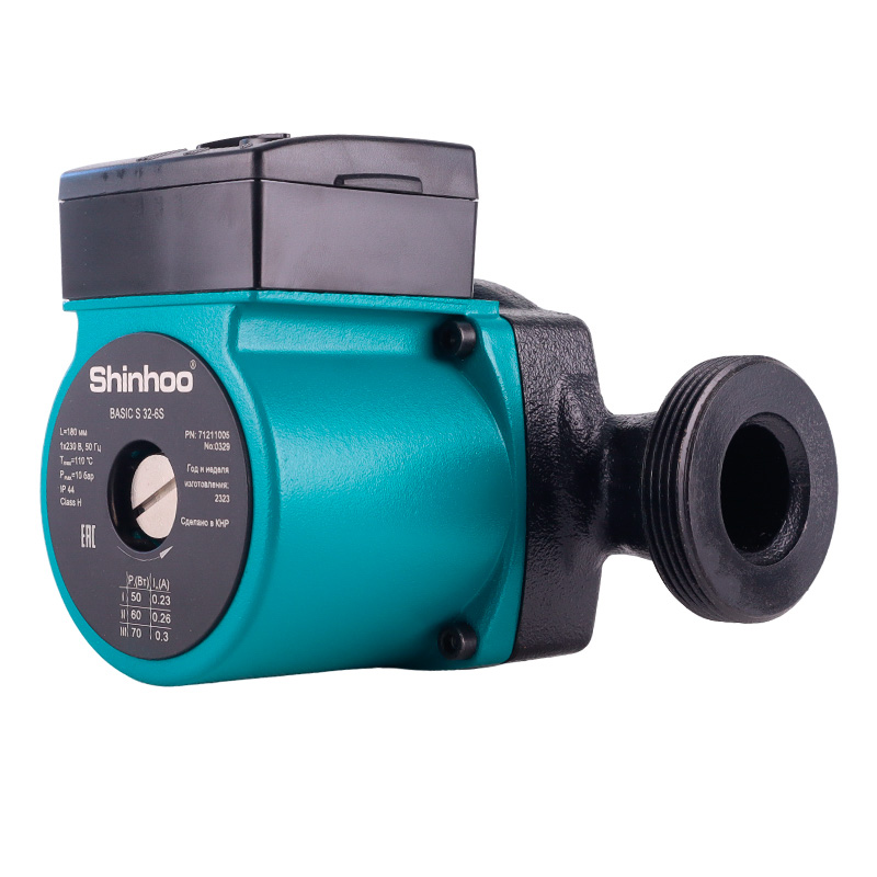 Насос циркуляционный с гайками Shinhoo BASIC S 32-6S 71211005 к газовому котлу