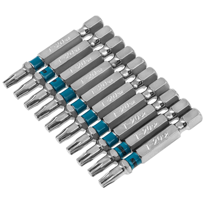 Набор бит Gross 11470, TORX 20х50, сталь S2, 10 шт.