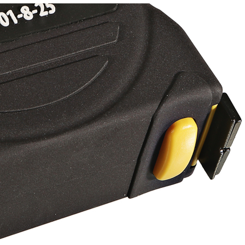 Рулетка Hanskonner HK2010-01-8-25, 8x25мм, 2 стопа, корпус SoftTouch, супермощный магнит