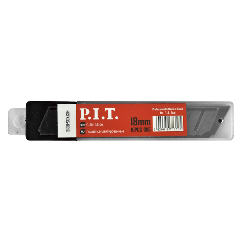 Лезвия сегментированные P.I.T. HCTK05-B009, 9x90 мм, 12 сегментов, 10 шт в упаковке в Переславле
