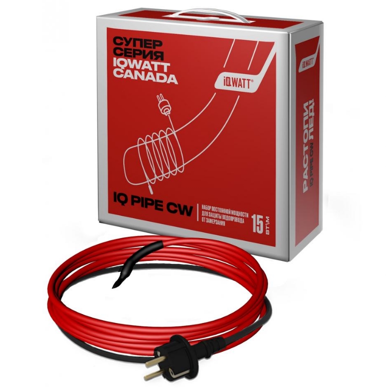 Греющий кабель IQ PIPE CW, 2 м, резистивный