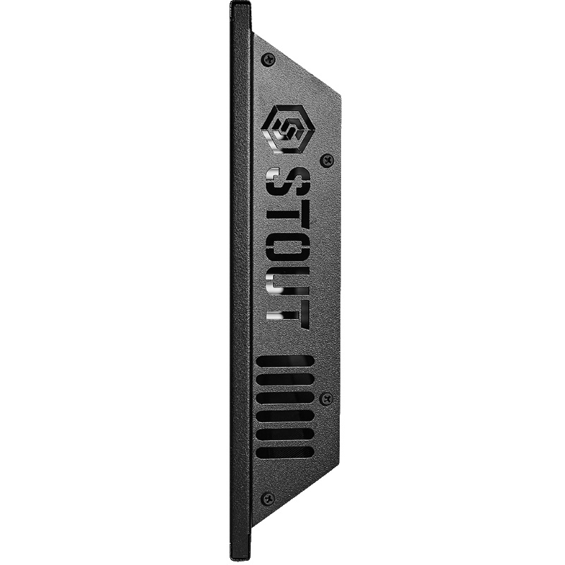 Отопительная панель Stout WHITE STONE SCT SCT-00WB-012030, 120*30, белый гранит/черный корпус в Туле
