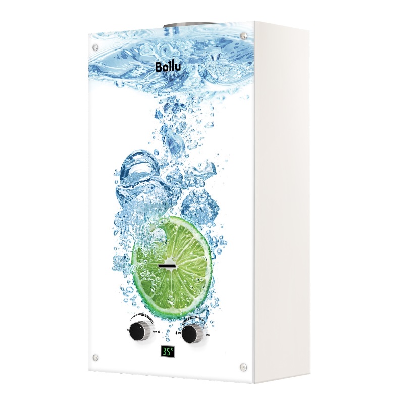 Колонка газовая Ballu GWH 10 Fiery Glass Lime НС-1584733 в Угличе