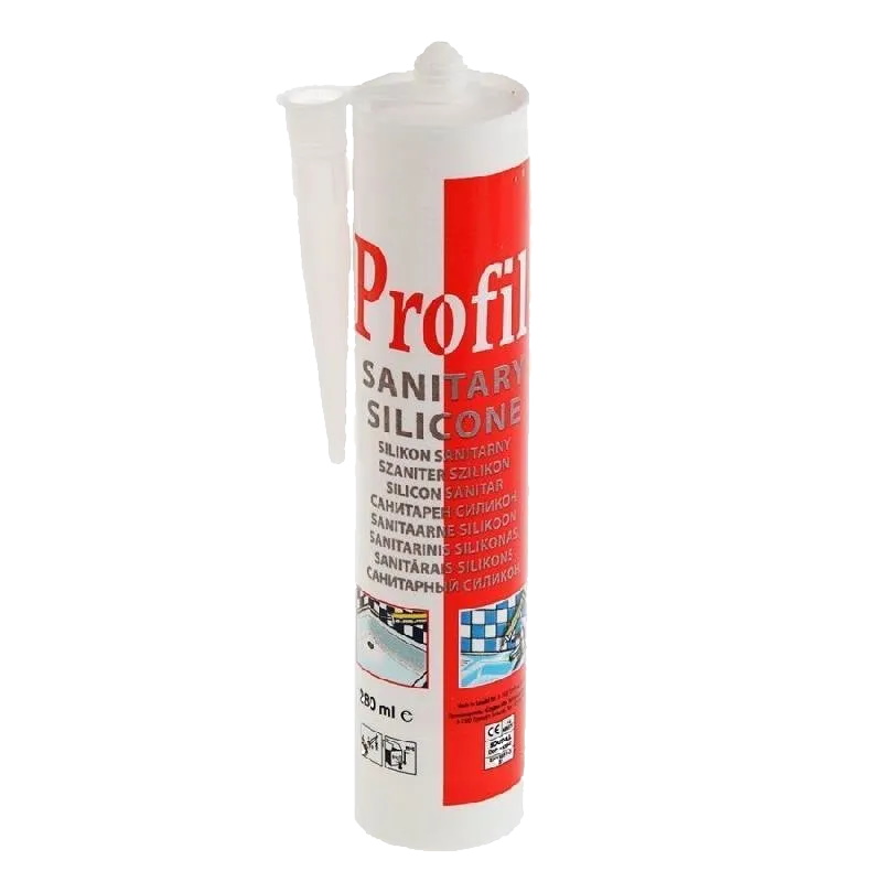 Герметик санитарный Soudal Profil 124252, силиконовый, белый, 270 мл в Ярославле