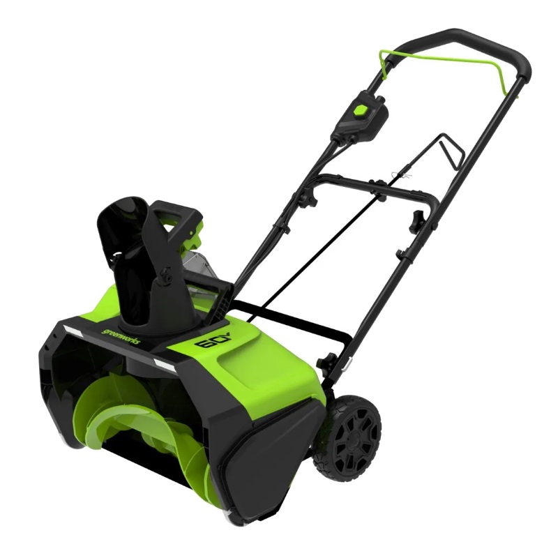 Снегоуборщик аккумуляторный Greenworks GD60PSTK5, 60V, 51 см, бесщеточный (c АКБ 5 Ач и ЗУ) в Рыбинске