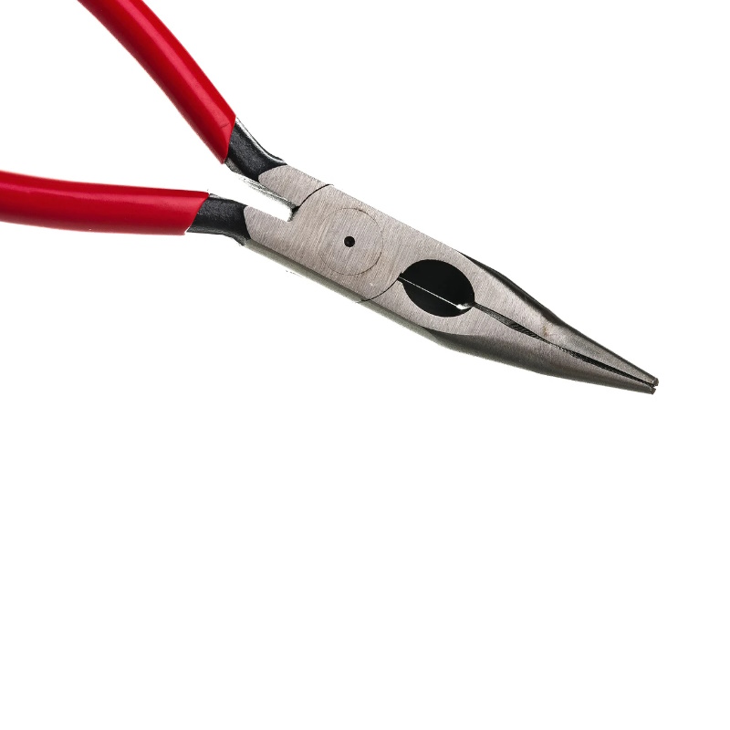Длинногубцы с режущими кромками Knipex KN-2521160, губки 40°, 160 мм, фосфатированные, обливные ручки