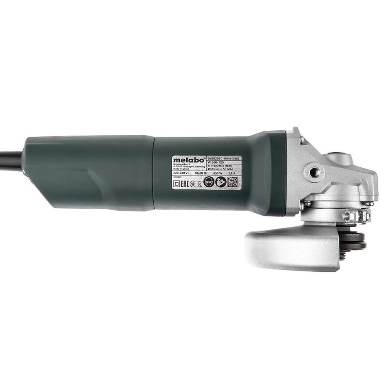 Угловая шлифмашина (болгарка) Metabo W 650-125 603602010, 125 мм, 650 Вт в Муроме