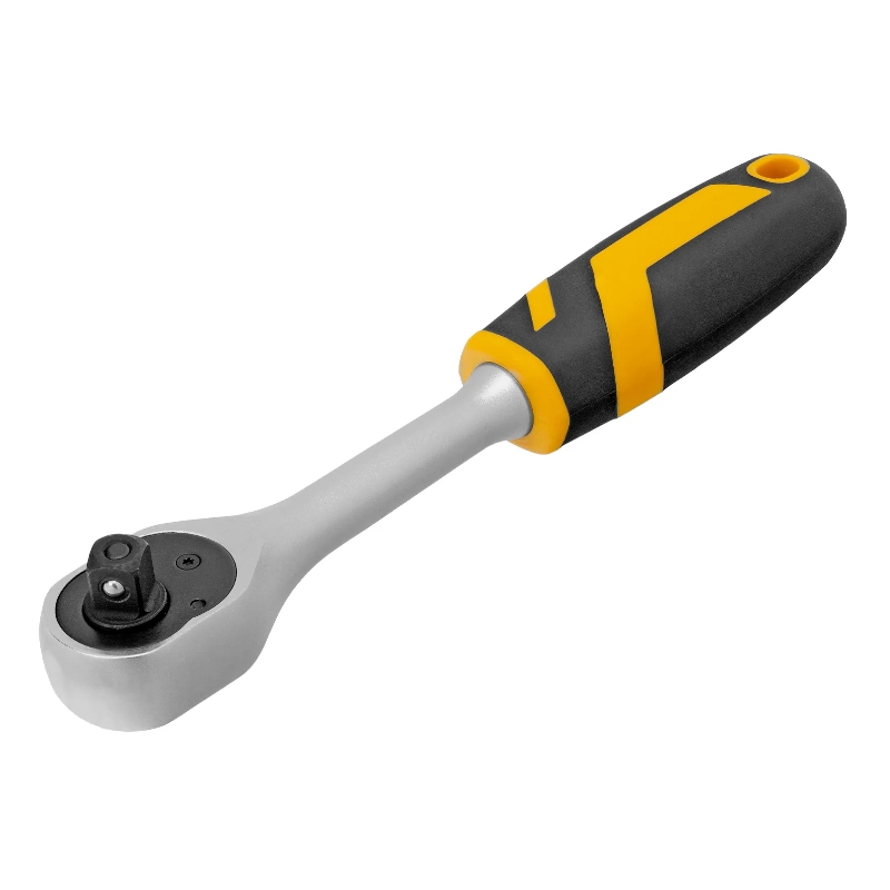 Ключ-трещотка Denzel 14033, 1/2", 90 зубьев, с быстрым сбросом, CrV в Иваново