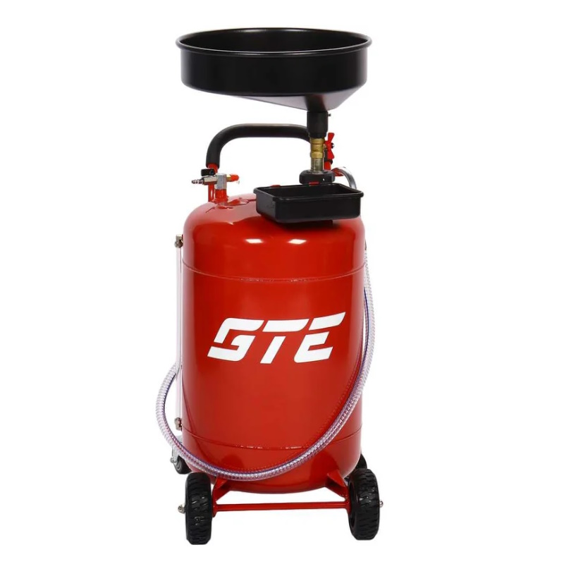 Установка для слива масла GTE GTE-T14102, 70 л, со сливной воронкой в Угличе