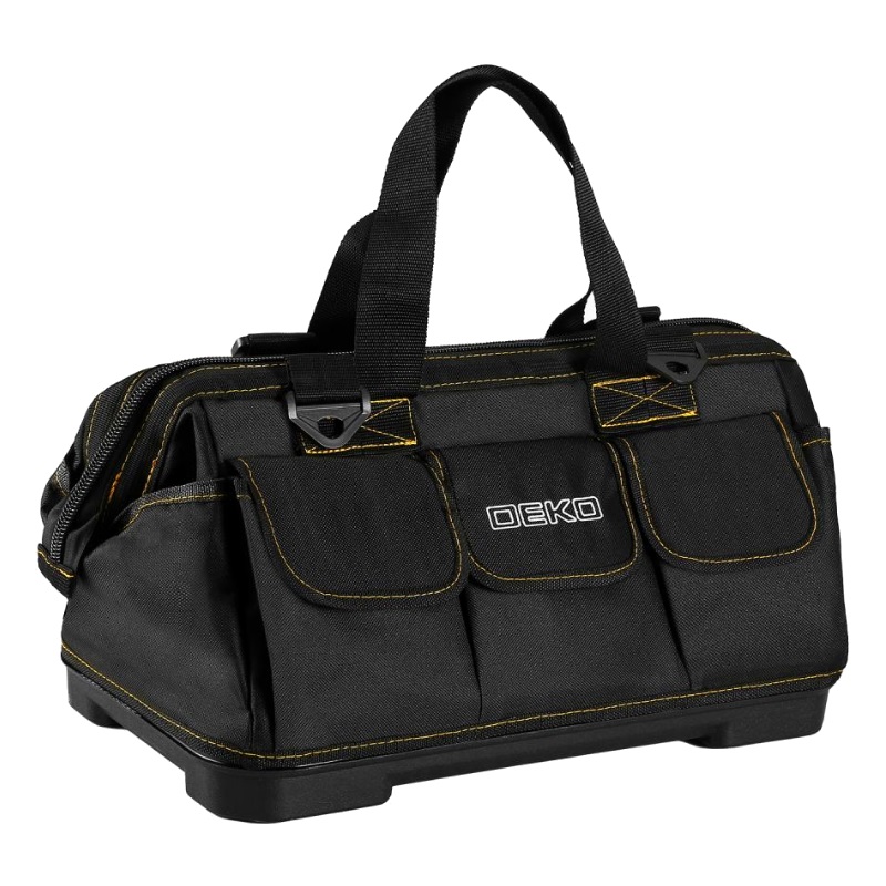 Сумка для инструментов Deko DKTB54 065-0867 с карманами цвет модели черный синтетический материал 1540₽