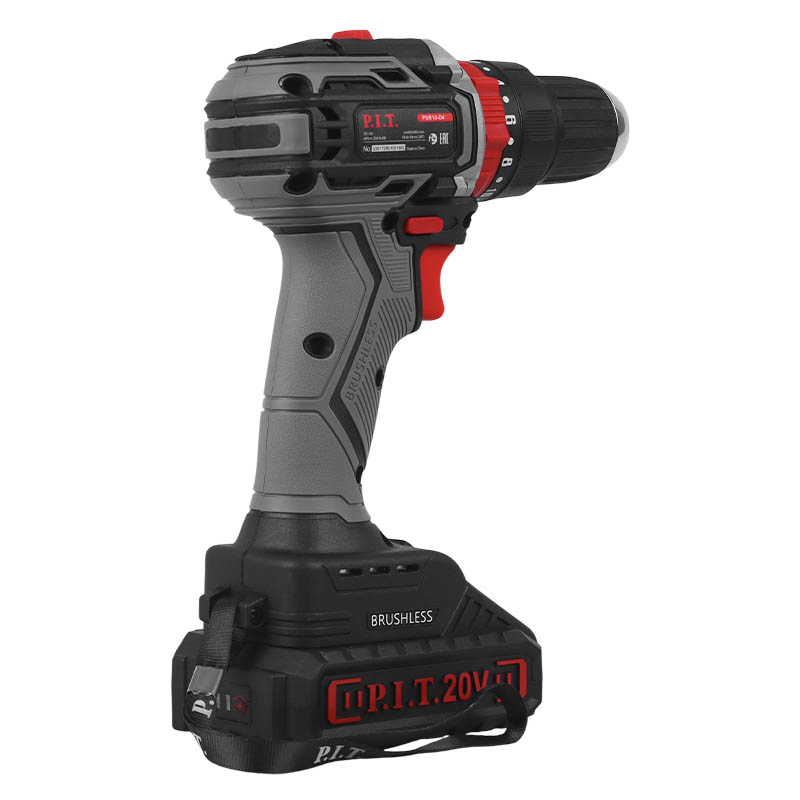 Дрель-шуруповерт аккумуляторная ударная P.I.T. PSR18-D4 (2xАКБ Li-ion 20 В, 1,5 Ач, ЗУ, кейс)