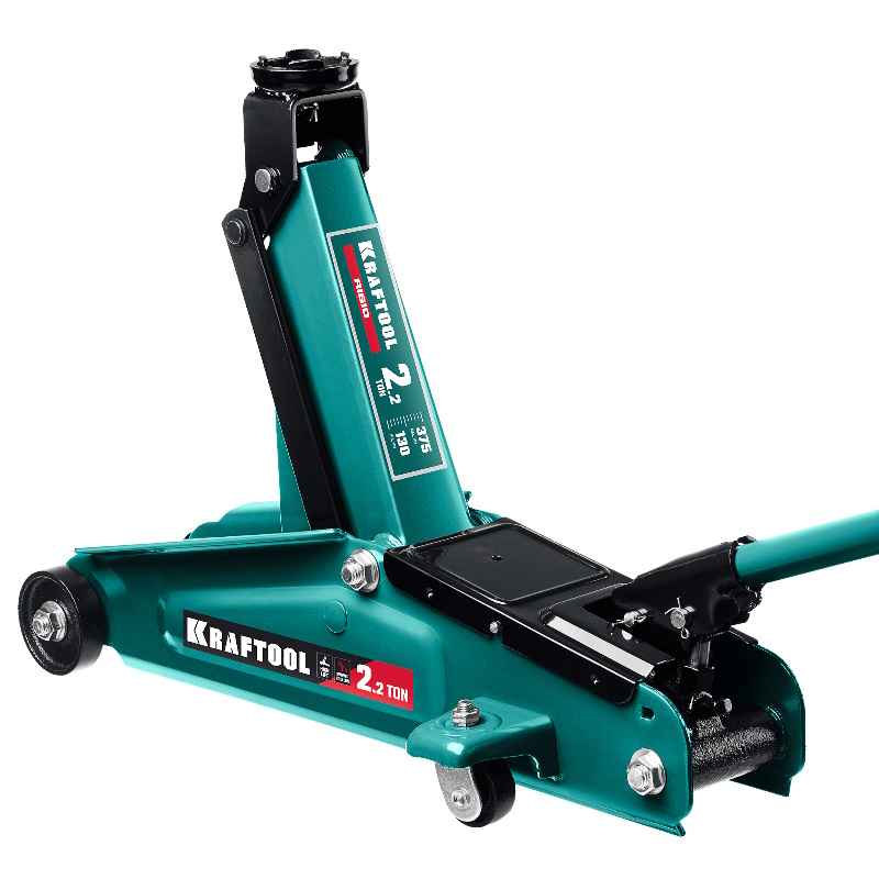 Домкрат подкатной Kraftool RIGID 43452-2 (с увеличенным подъемом, 2.2 т, 130 - 375 мм) во Владимире
