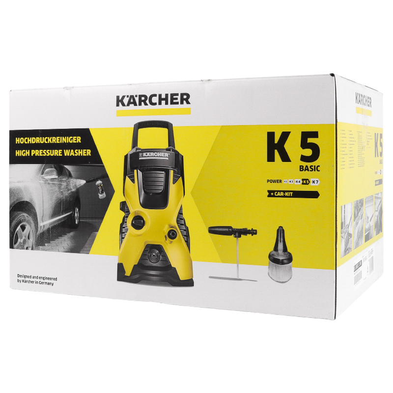 Мойка высокого давления Karcher K 5 Basic Car EU, 145 бар, химия, пенообразователь, щетка в Ярославле