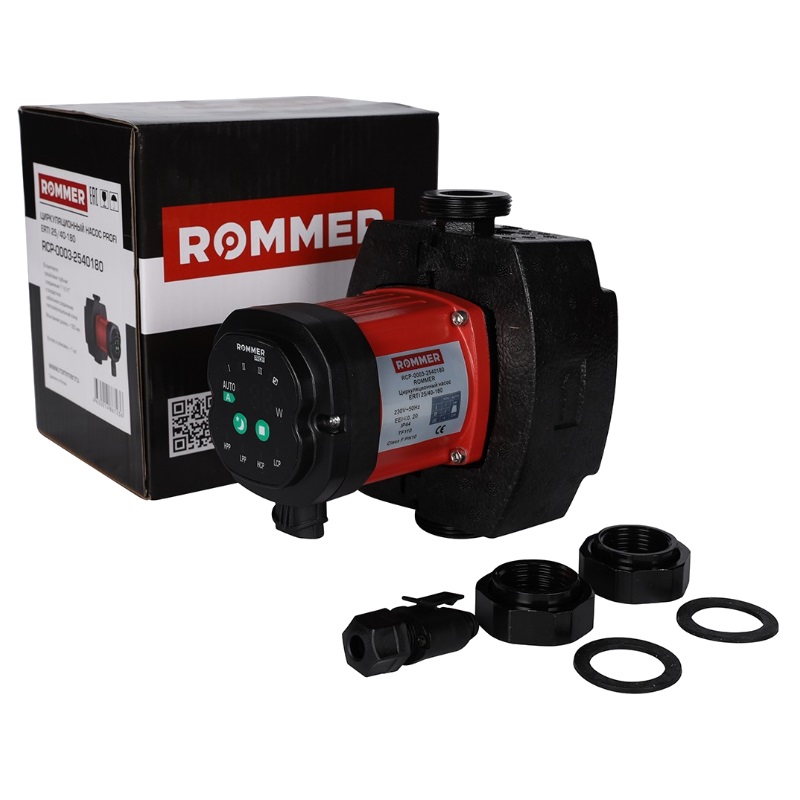 Циркуляционный насос Rommer ERTI 25/40-180 RCP-0003-2540180 с теплоизоляцией в Муроме