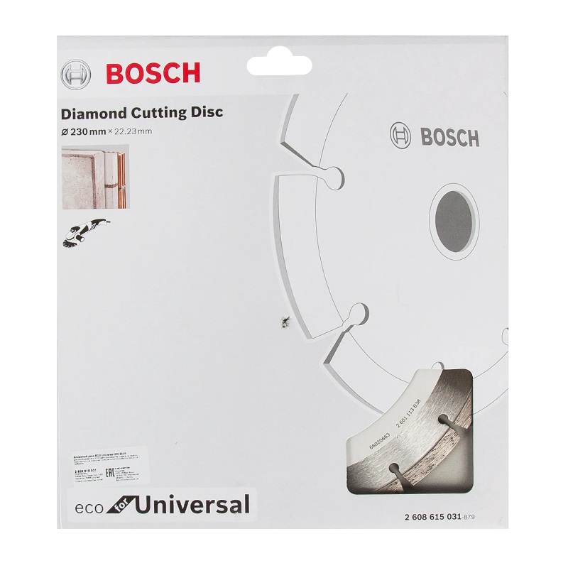 Алмазный диск Bosch Eco Universal 2.608.615.031 (230x22,23 мм)