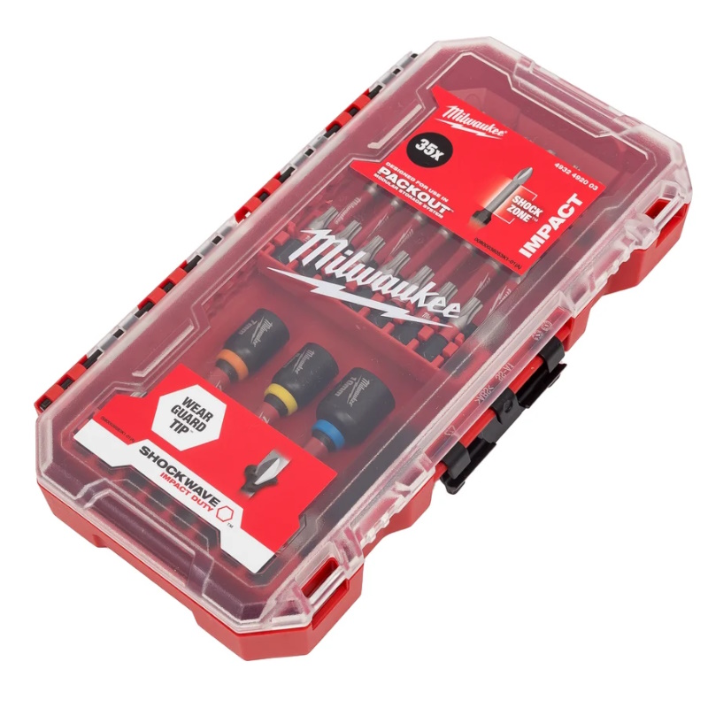 Биты набор Milwaukee SHOCKWAVE GEN III 4932492003, 35 шт., в пластиковом кейсе в Иваново