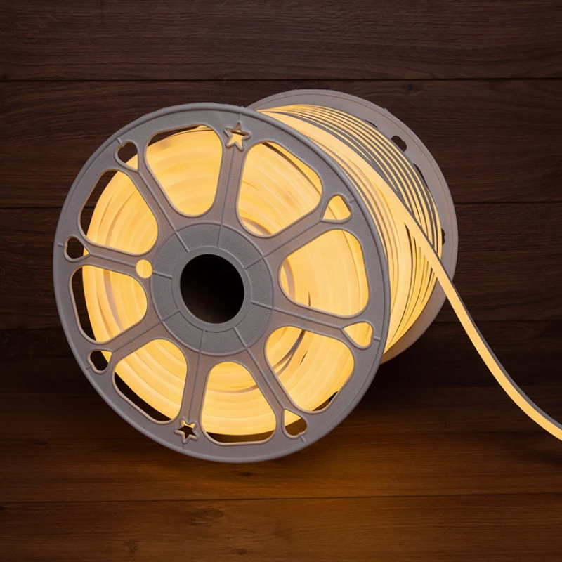 Светодиодный гибкий неон Neon-Night 131-046 1371773, LED SMD 8х16 мм, 120 LED/м, теплый белый, 100 м в Муроме