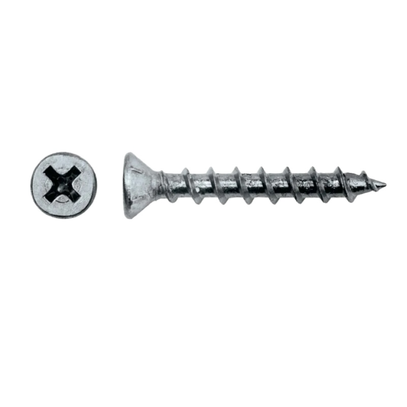 Саморез оконный Starfix SMC3-39923-1000, 4.1х35 мм, белый цинк, крупная резьба, острый, 1000 шт. в картонной упаковке в Рыбинске