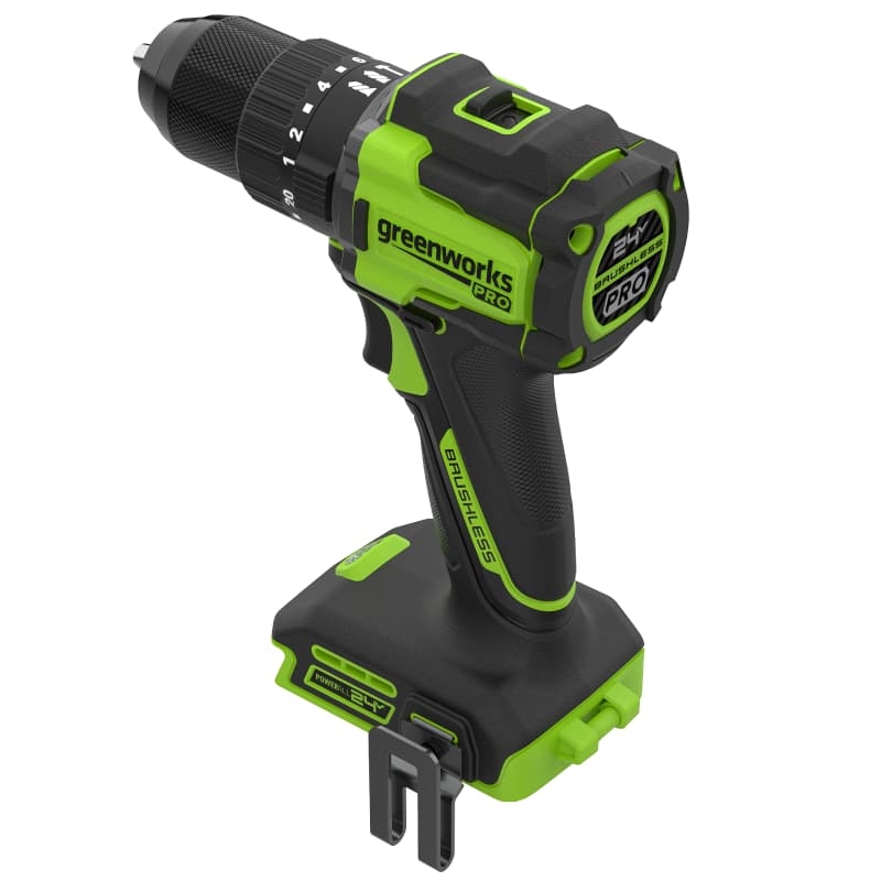 Дрель-шуруповерт ударная аккумуляторная Greenworks HD560 HD56000, 24V, б/щет, 30/60 Нм, SPIN-STOP, 0,8-13мм, без АКБ и ЗУ в Череповце