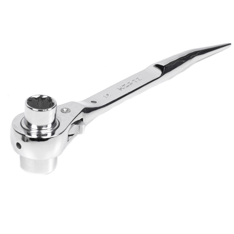 Ключ коликовый Hortz 121326 торцевой трещоточный 14х17 хром 973₽