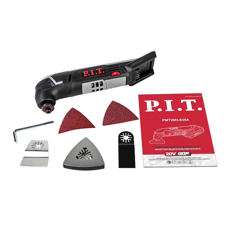 Реноватор (МФУ) P.I.T. PMT20H-035A SOLO, аккумуляторный, 20В, 5000-19000кол/мин, угол колебаний 3,2° в Череповце