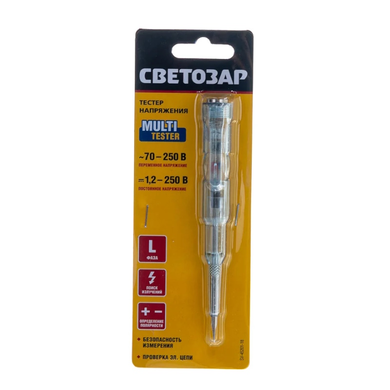 Тестер напряжения Светозар MS-18S SV-45201-18  в Твери
