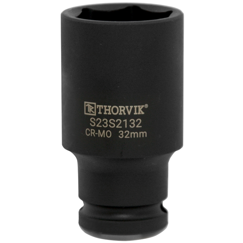 Головка торцевая ударная Thorvik S23S2132 054441 глубокая 12DR 32 мм 376₽