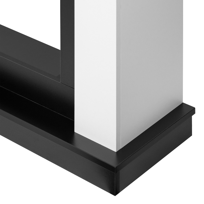Каминокомплект Electrolux НС-1660707: Очаг Infinity EFP/P-1600ULS, портал Canto Long белый, черный в Вологде