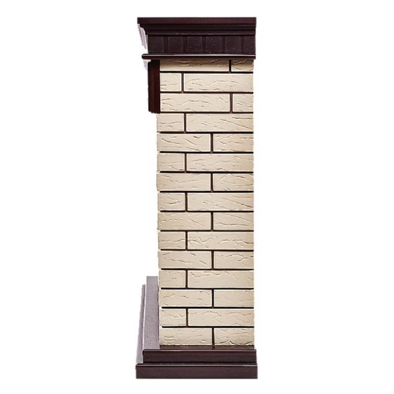 Каминокомплект Firelight НС-1660820: Биокамин BFP/P-2520, портал Bricks 25 камень бежевый, шпон темный дуб в Твери