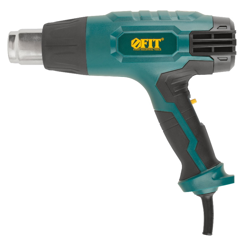 Фен технический Fit 80611, 2000 Вт, 60/400/600 °C, 300/500/500 л/мин, резиновые накладки в Иваново