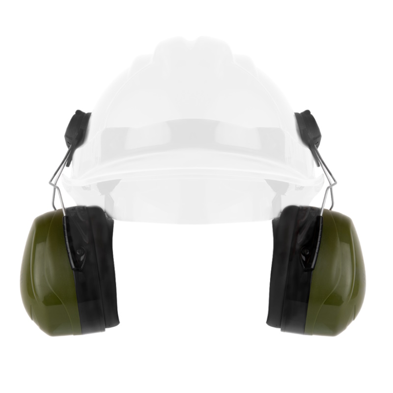 Наушники противошумные Jeta Safety JEM-621 Clamor Max, с разъемом на каску, цвет оливковый, 35 дБ