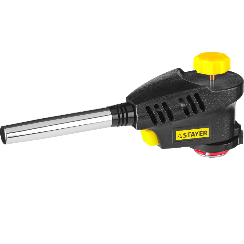 Газовая горелка Stayer ProTerm 55582 на баллон, "PROFESSIONAL", с пьезоподжигом, 1300С