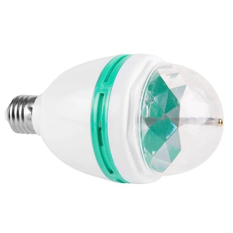 Лампа светодиодная Neon-Night "Диско" 601-253 401730, 6Вт 3LED RGB E27 230В IP20 80х80х195мм в Муроме