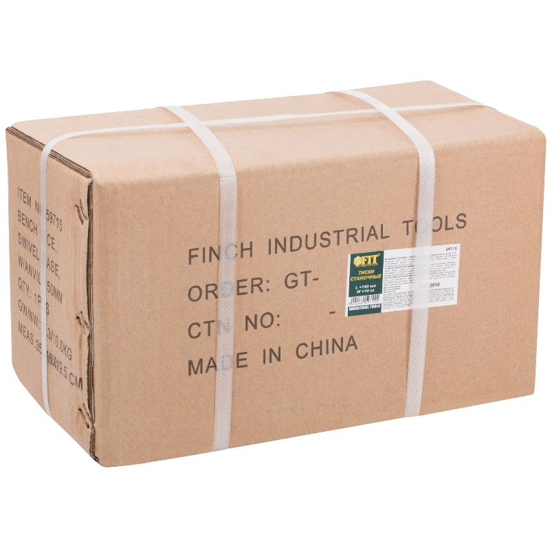 Тиски слесарные Fit 59715, поворотные, 150 мм, 10.5 кг  в Череповце