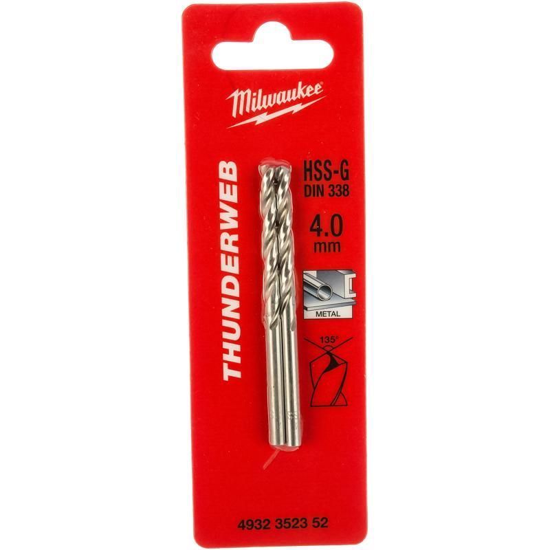 Сверло по металлу Milwaukee Thunderweb 4932352352, HSS-G, 4.0x75, 2 шт. в Иваново