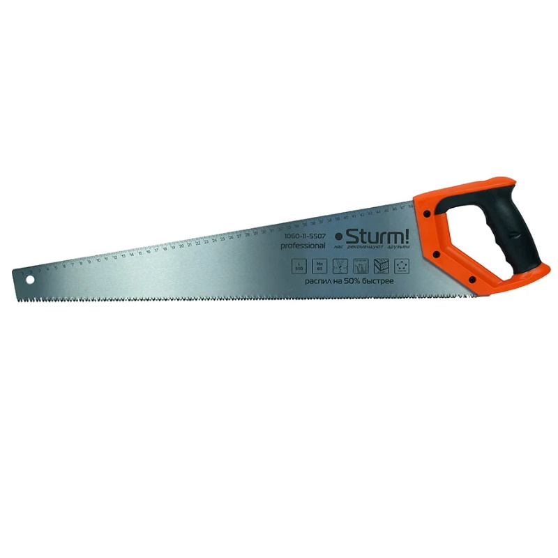 Ножовка по дереву Sturm 1060-11-5507 со встроенным карандашом 390₽