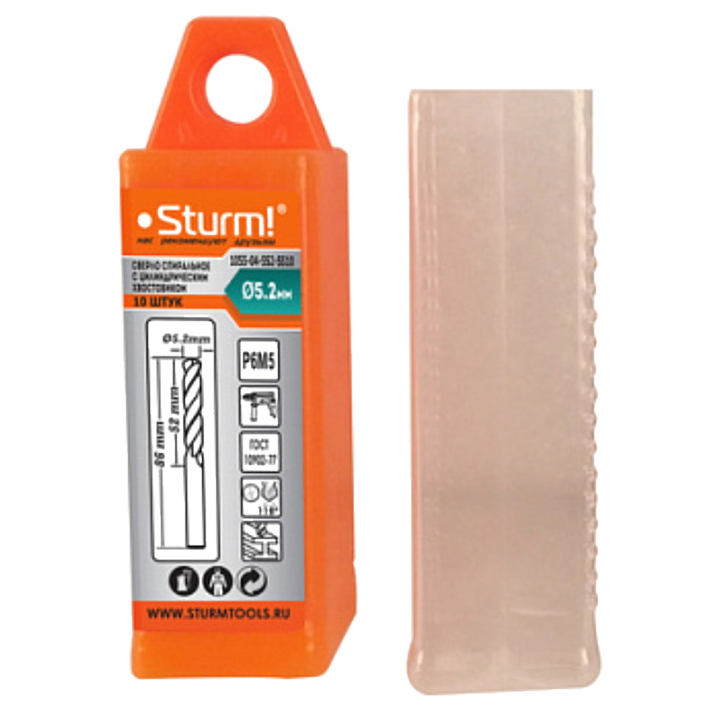 Сверло по металлу Sturm 1055-04-5S2-SS10, 10 шт во Владимире