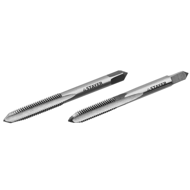 Комплект метчиков Stayer "MASTER" 28025-10-1.0-H2, сталь 9ХС, М10х1,0, 2 шт  в Вологде