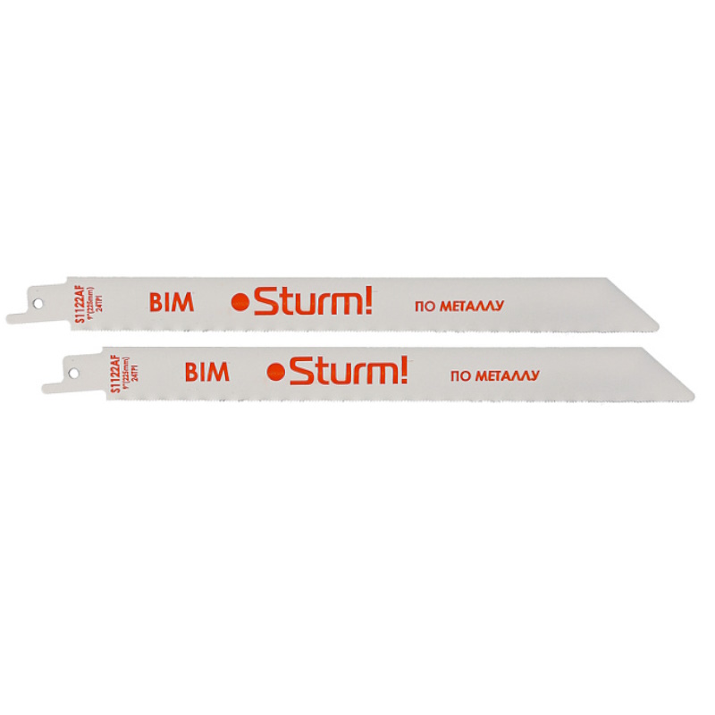 Полотна для сабельных пил Sturm МЕТАЛЛ 9019-03-S1122AF, 2шт., 225/1мм  в Угличе