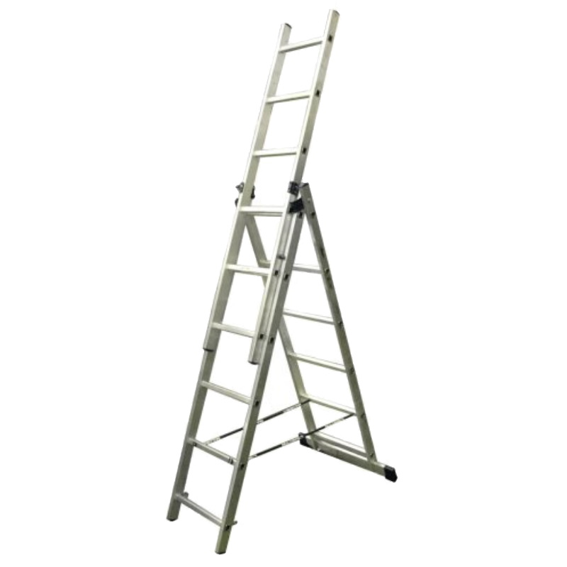 Лестница трехсекционная Энкор 69682 3x8 ступеней 12551₽