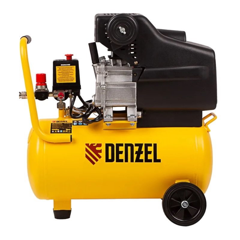 Компрессор воздушный Denzel DC1500/24 58160, 1,5 кВт, 220 л/мин, 24 л в Череповце