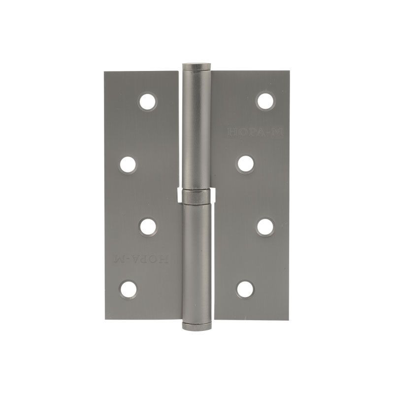 Петля дверная разъемная Нора-М 16379, 750-4", 100*75*2,5, без колпачка, графит, правая в Иваново