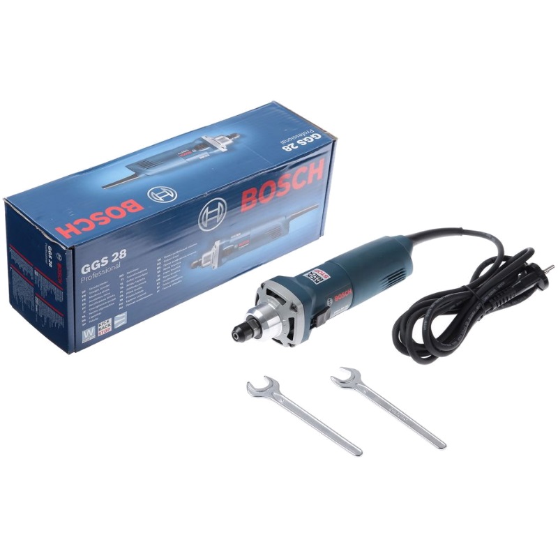 Шлифмашина прямая по металлу Bosch GGS 28 CE 0.601.220.100 (питание 220v, 2 ключа и гайка в наборе) в Иваново
