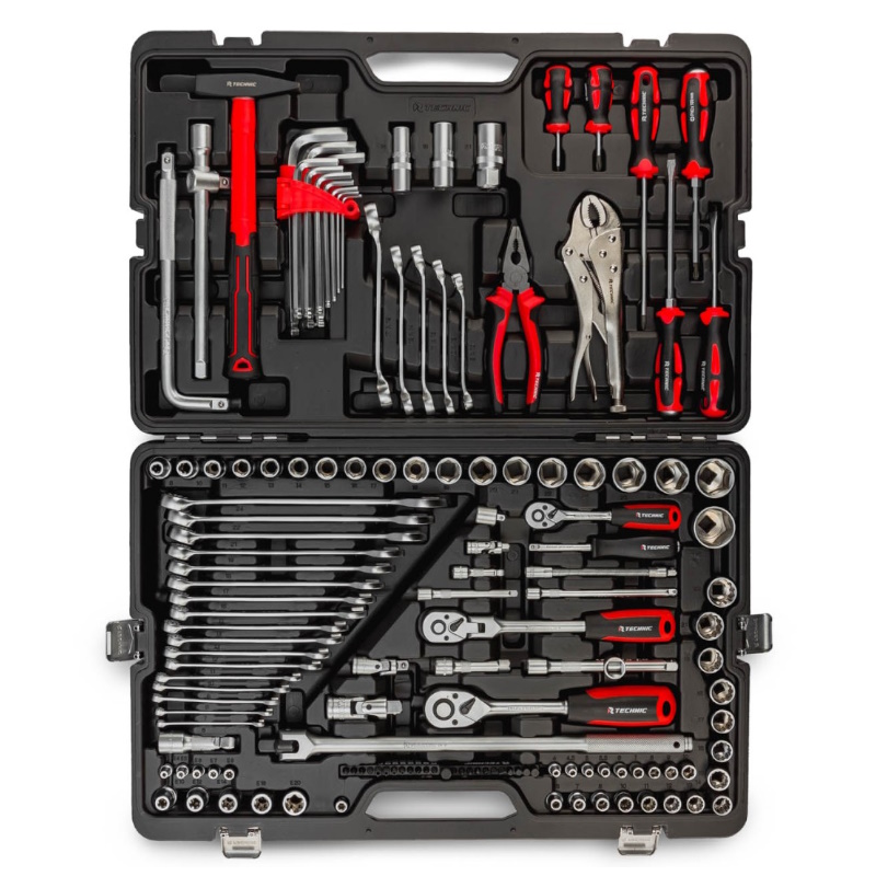 Набор ручных инструментов Runtec TECHNIC RT-HT142T, 142 предмета, 1/2", 3/8", 1/4"