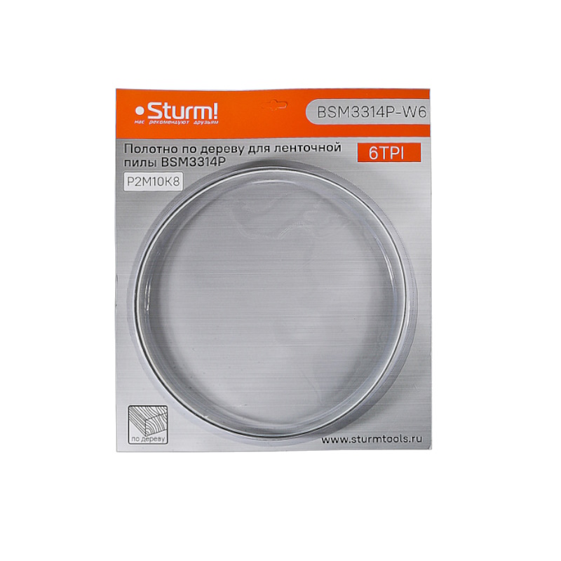 Полотно по дереву Sturm BSM3314P-W6 для BSM3314P 1141x13x065мм 6 TPI 1288₽